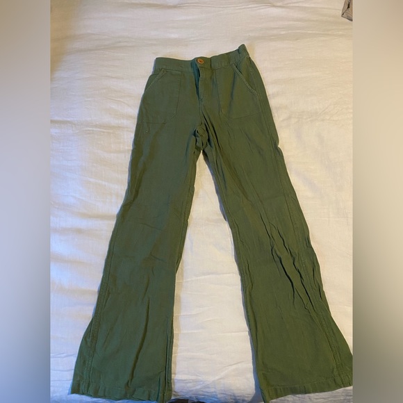 Roxy Linen High Waisted Pants - Picture 1 of 3